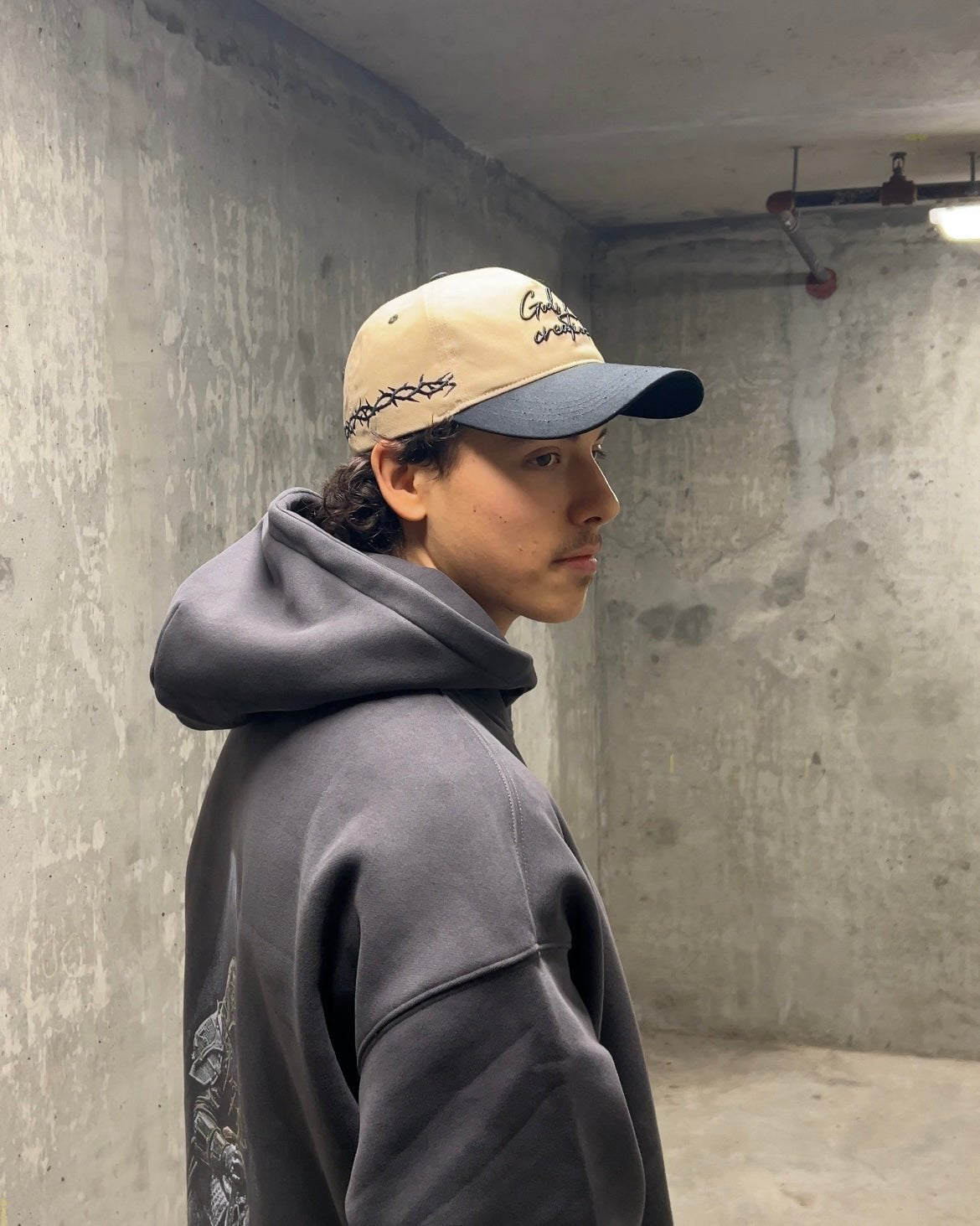 Crown Of Thorns Hat - Sand & Black - Gods Creation