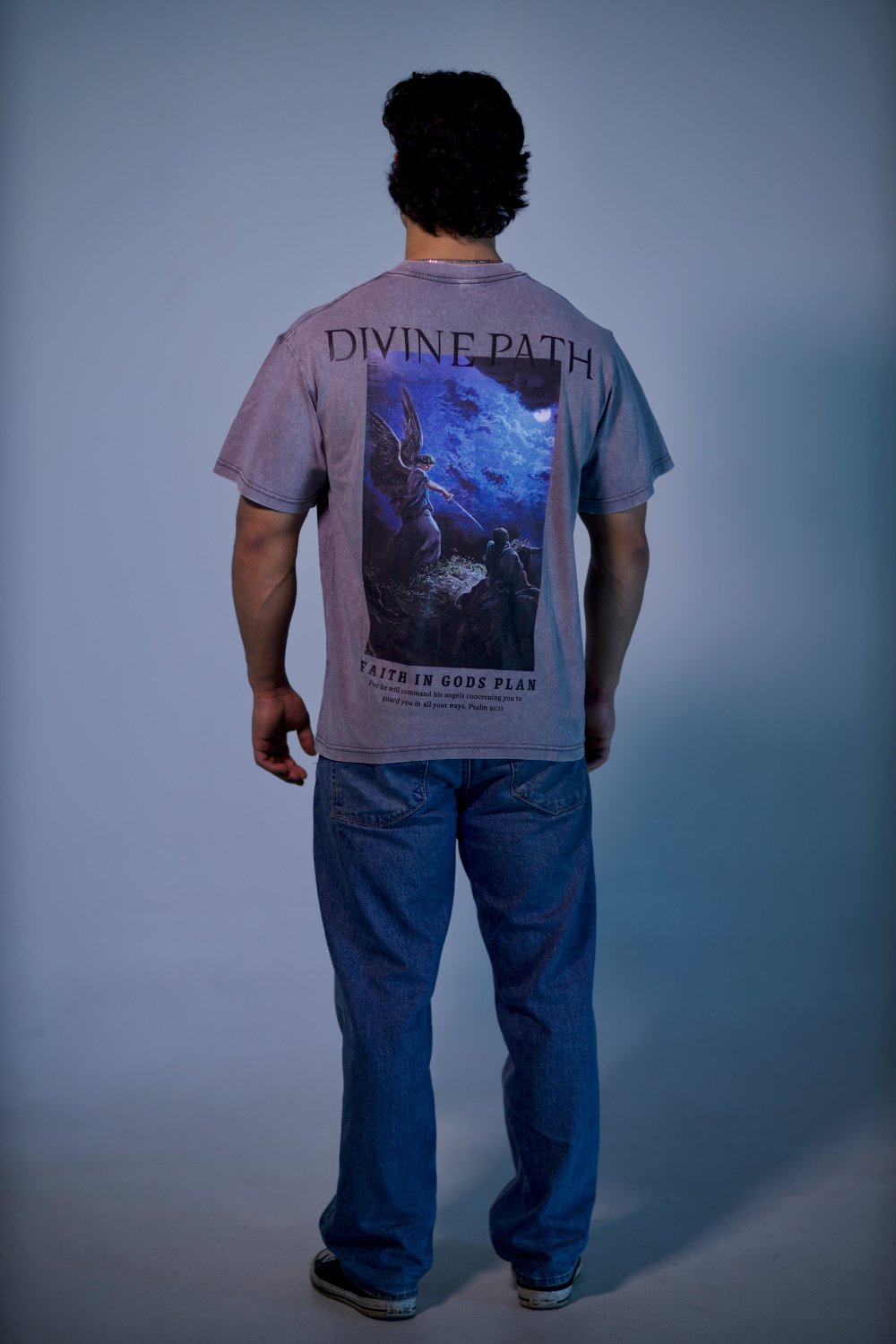 Divine Path Shirt - Acid Grey - Gods Creation