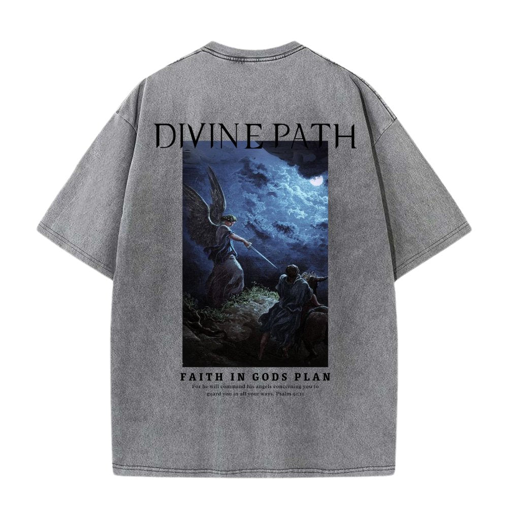 Divine Path Shirt - Acid Grey - Gods Creation