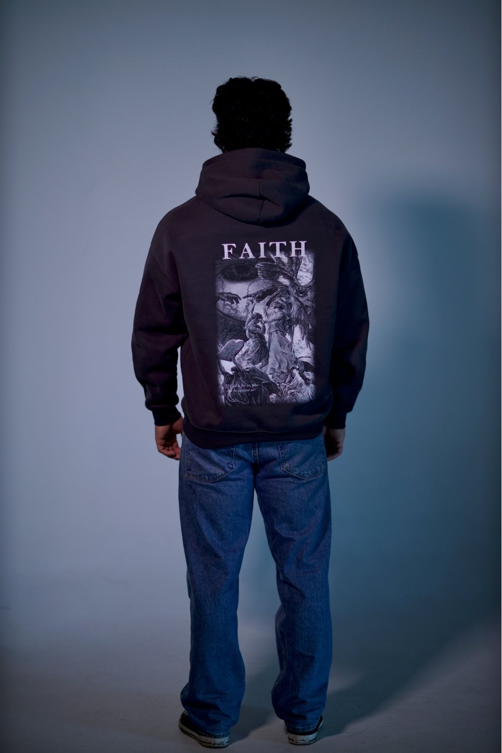 Faith Hoodie - Dark Grey - Gods Creation