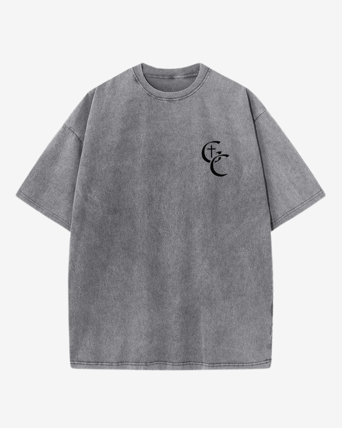 Faith Over Fear Shirt - Acid Grey - Gods Creation