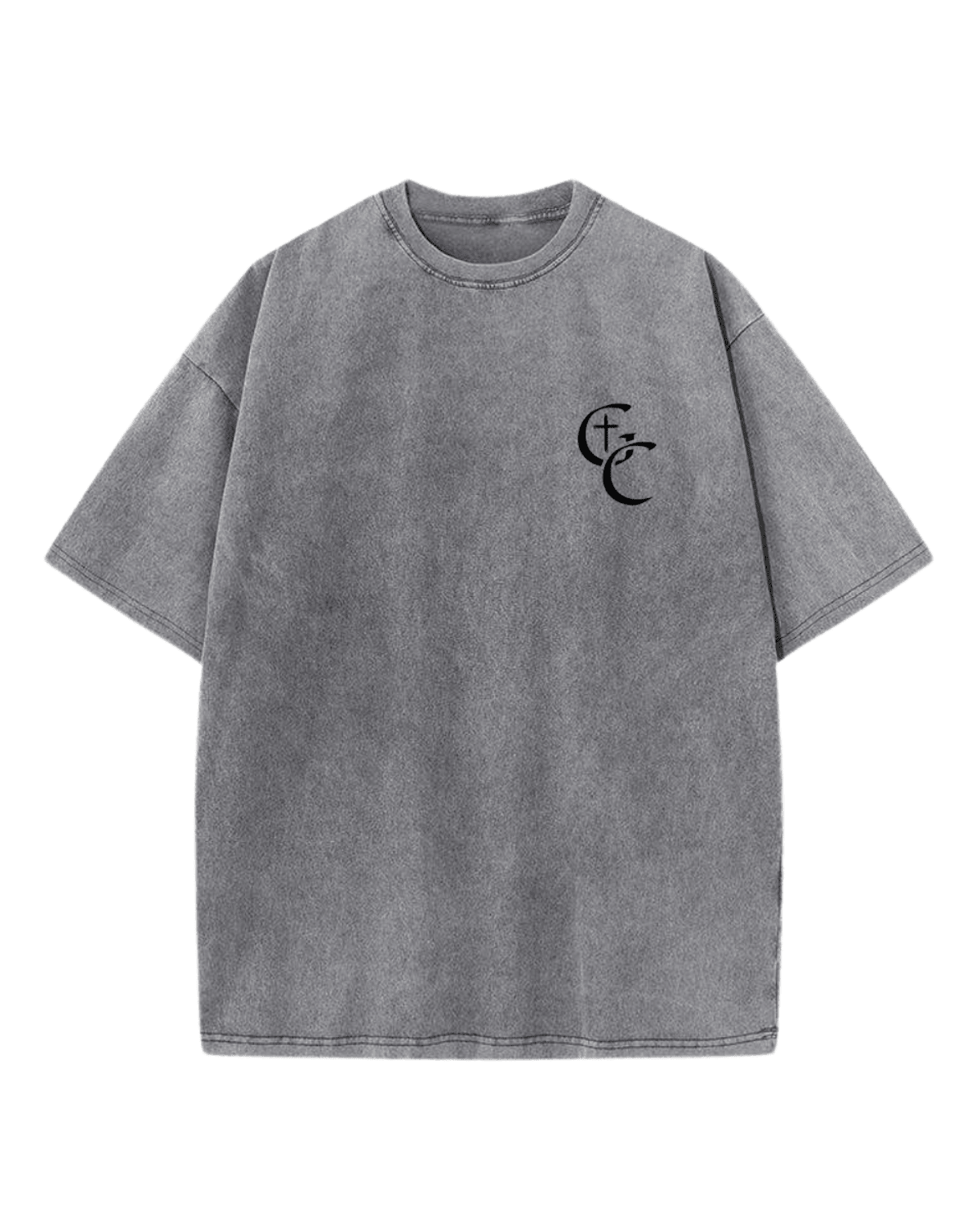 Faith Over Fear Shirt - Acid Grey - Gods Creation