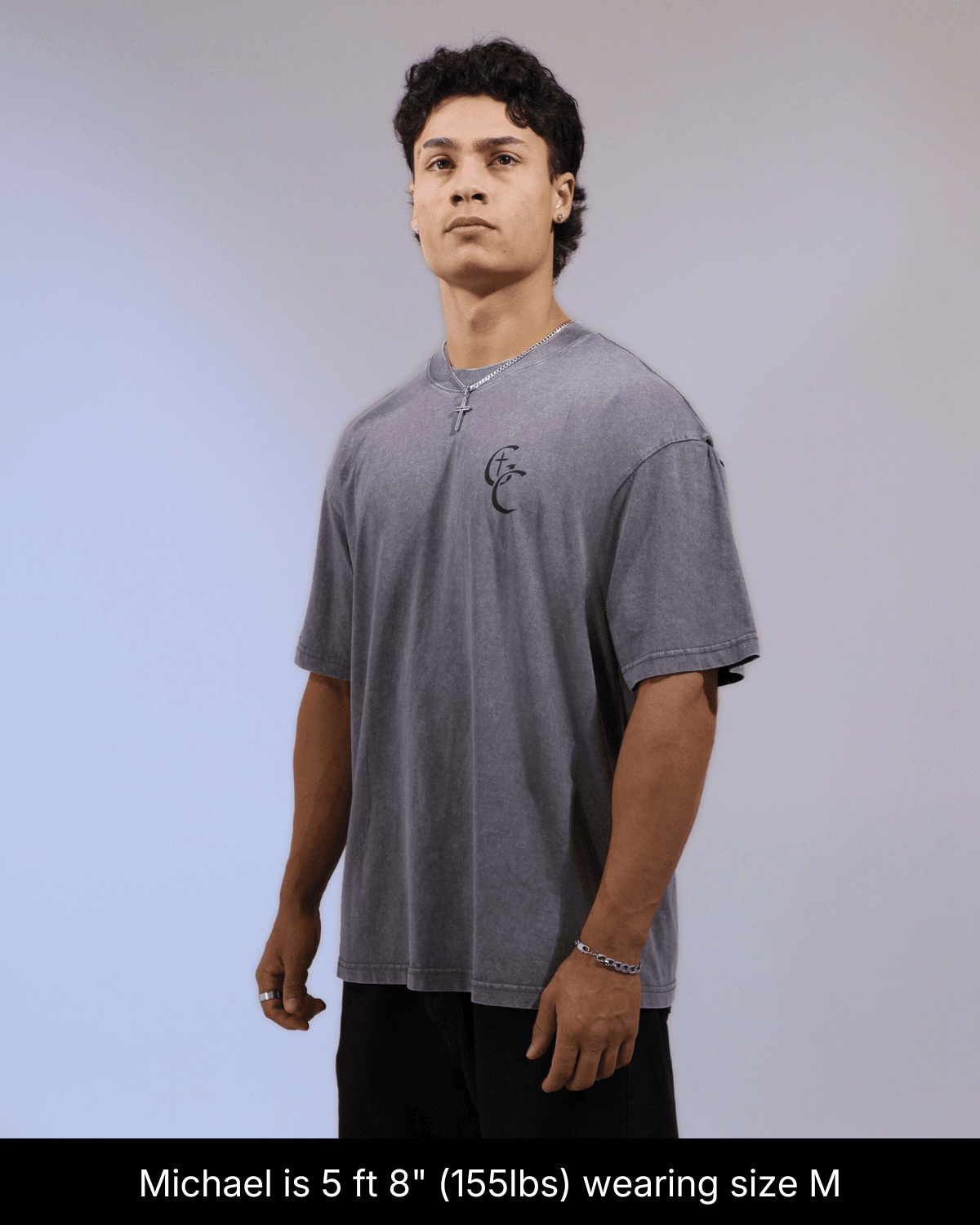 Faith Over Fear Shirt - Acid Grey - Gods Creation