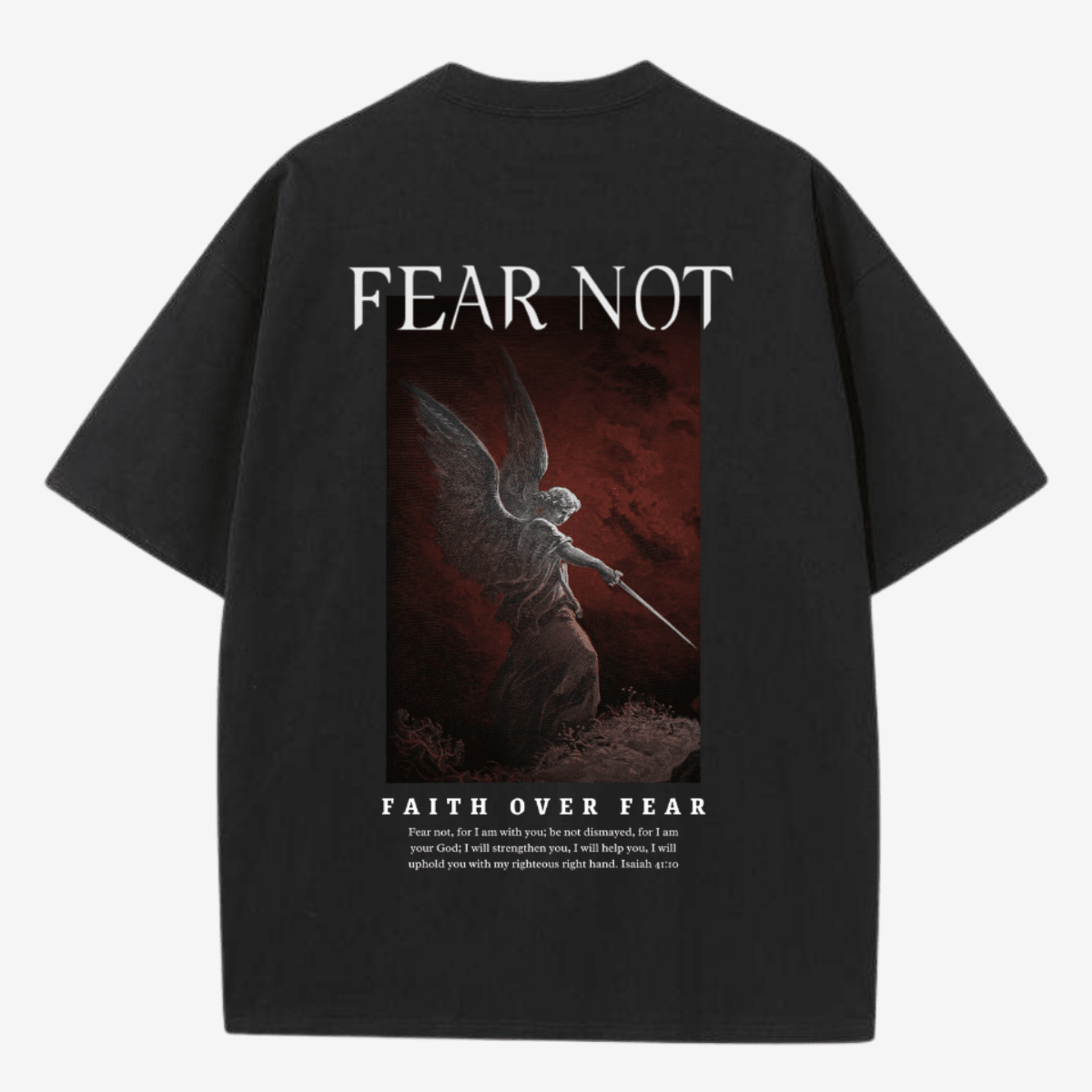 Faith Over Fear Shirt - Black | God's Creation