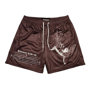 Fallen Angel Shorts - Crimson Red - Gods Creation