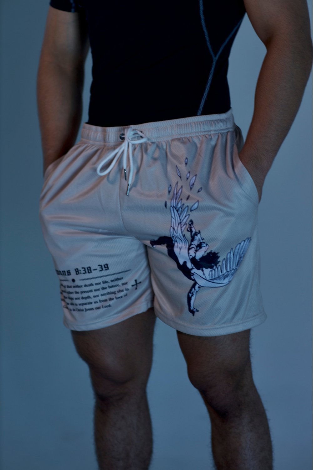 Fallen Angel Shorts - Sand - Gods Creation