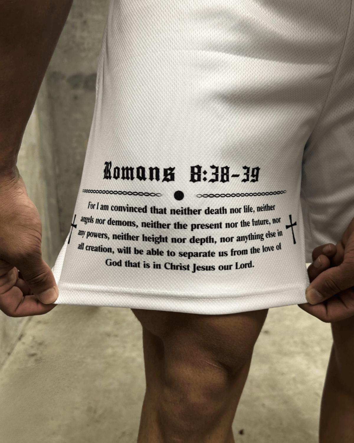 Fallen Angel Shorts - White - Gods Creation