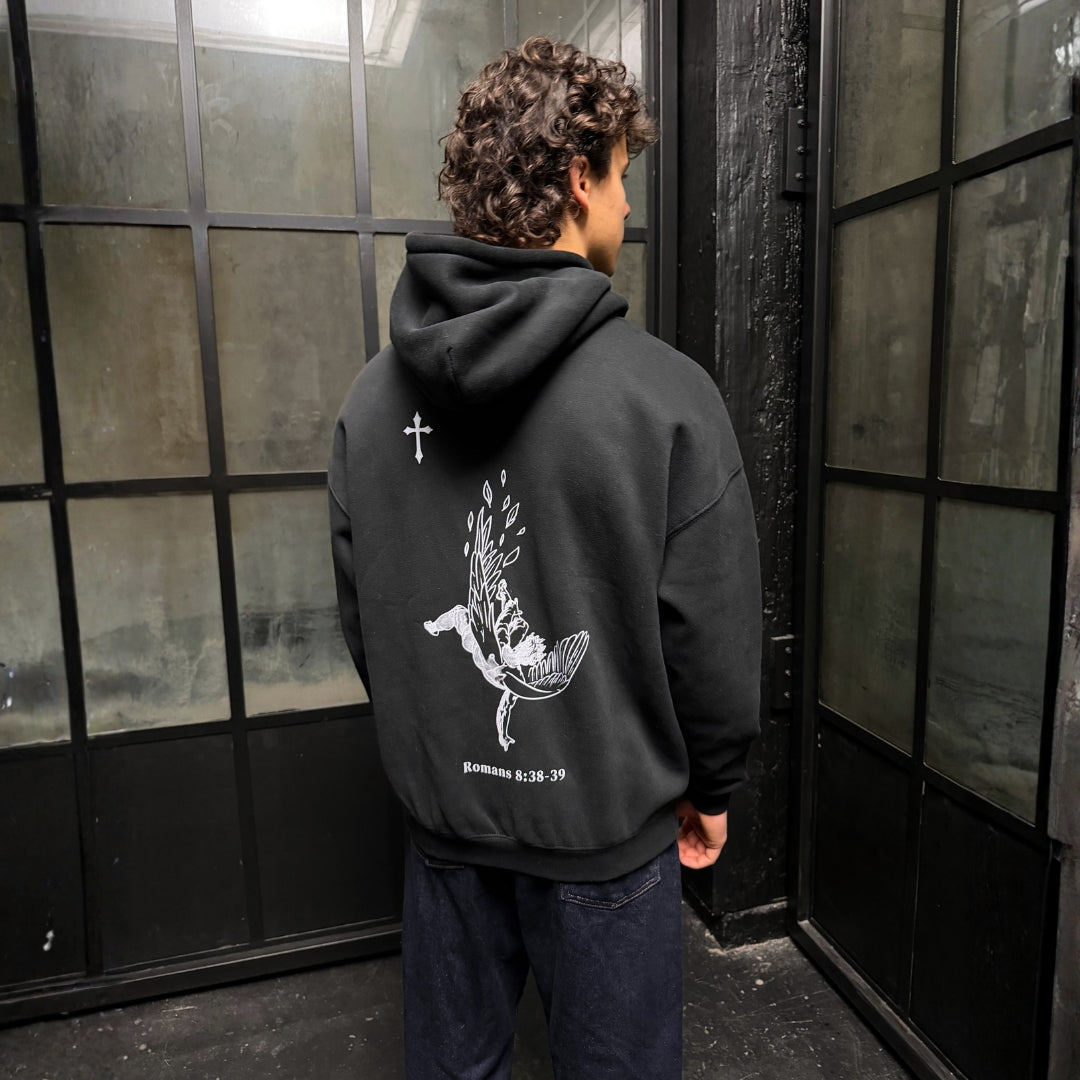 Fallen Angel Hoodie - Black
