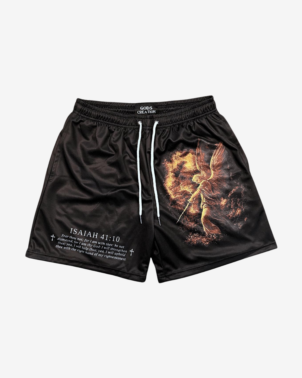 Fear Not Shorts - Black/Red Angel