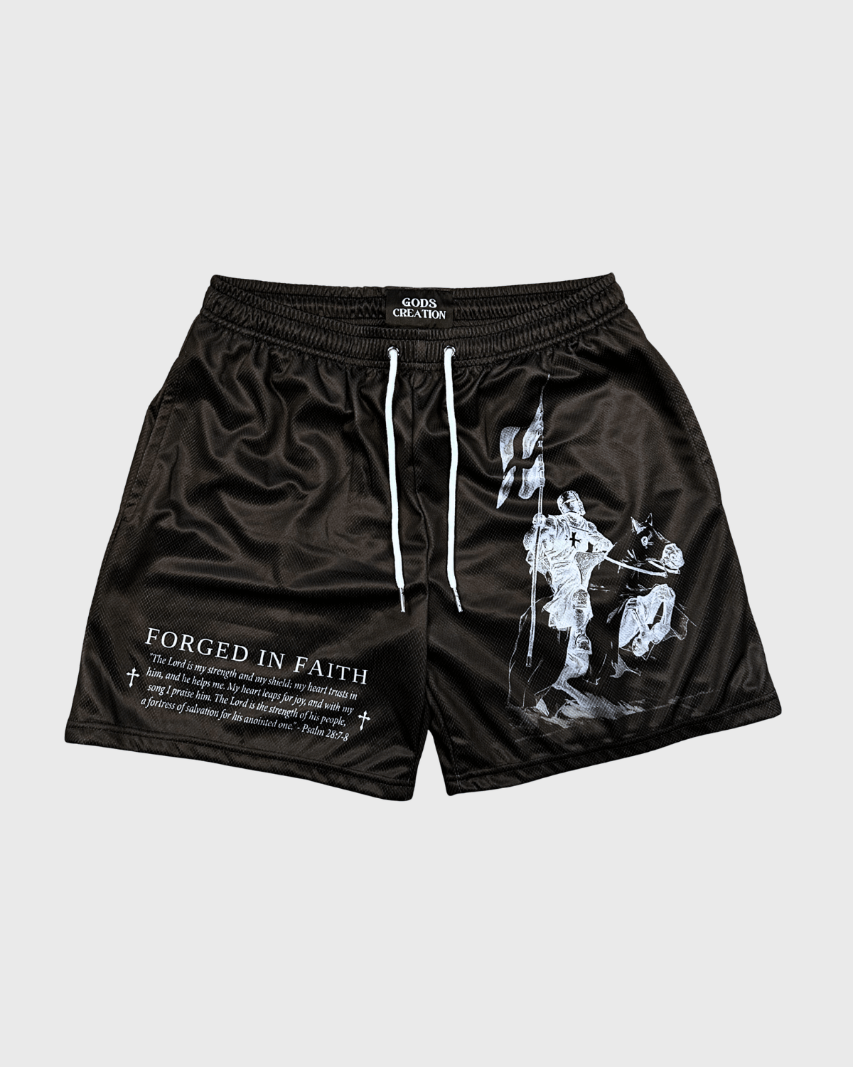 Forged In Faith Shorts - Black