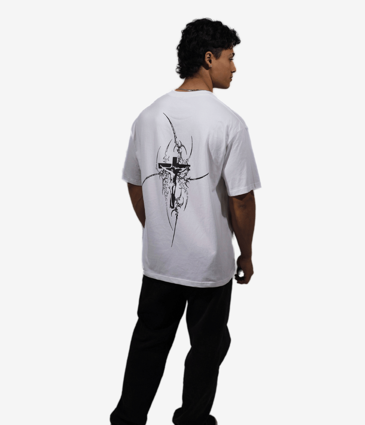 Eternal Life Shirt - White on model