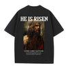 He Is Risen Shirt - Black - Gods Creation