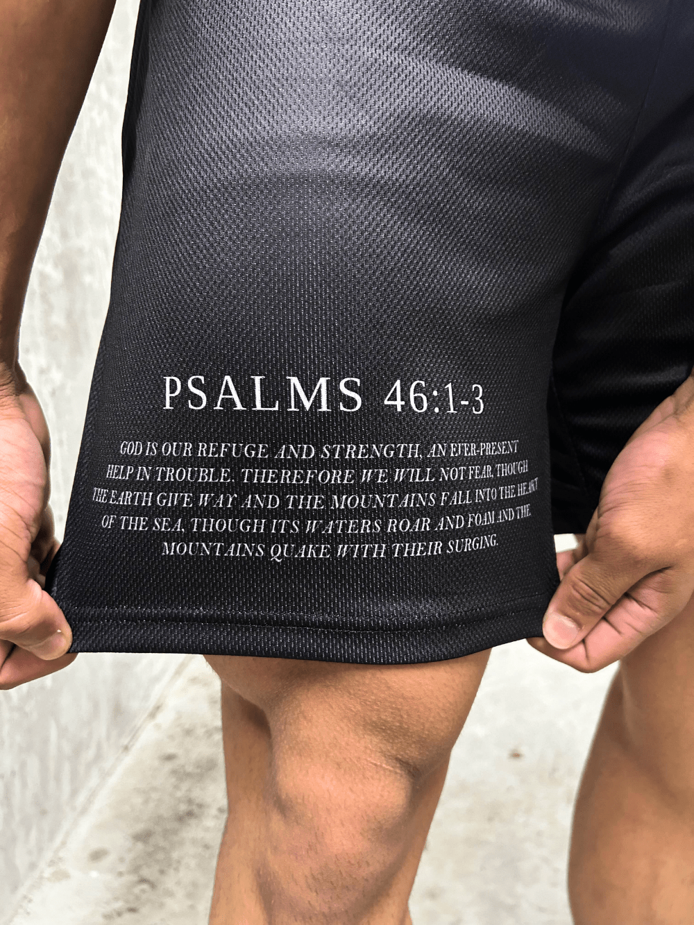 Heart Of Faith Shorts - Black - Gods Creation