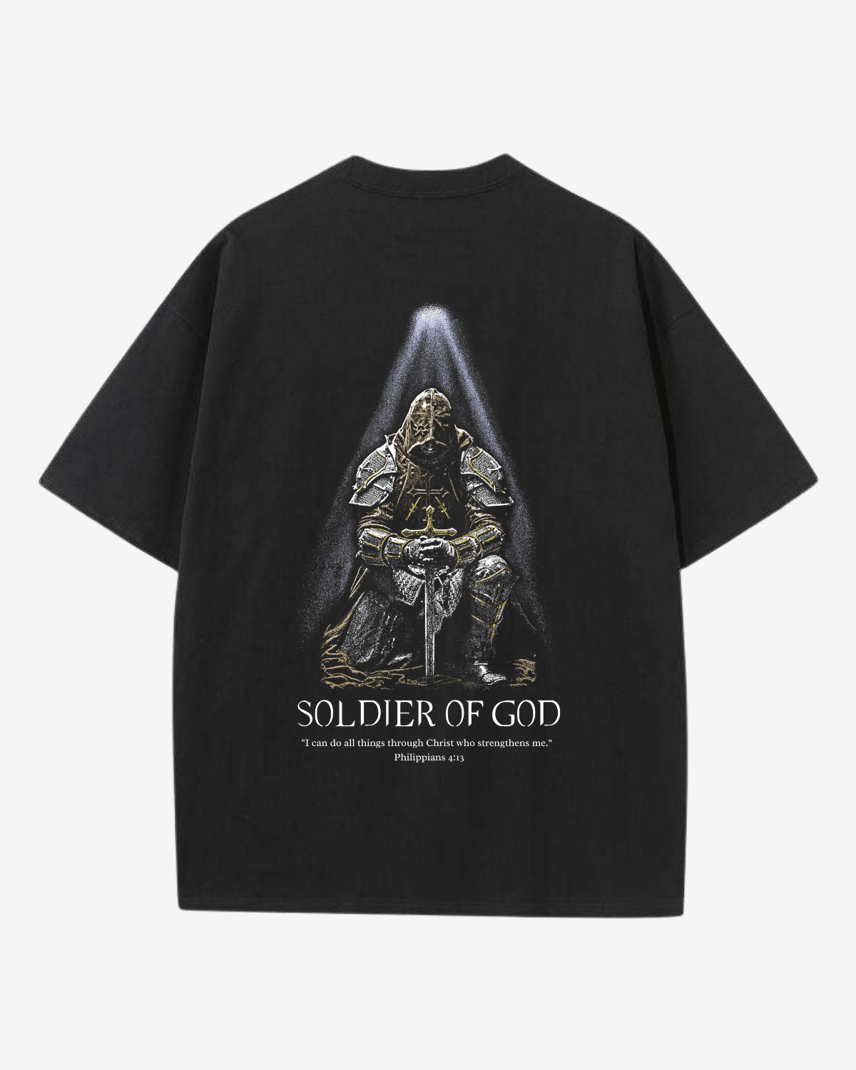 Soldier Of God Shirt - Black - Gods Creation