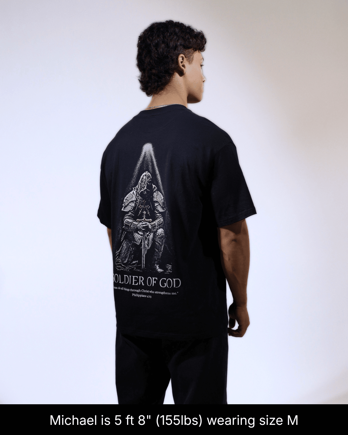 Soldier Of God Shirt - Black - Gods Creation