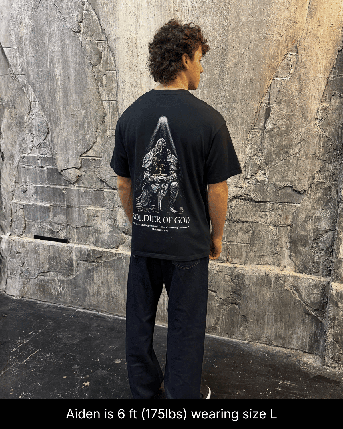 Soldier Of God Shirt - Black - Gods Creation