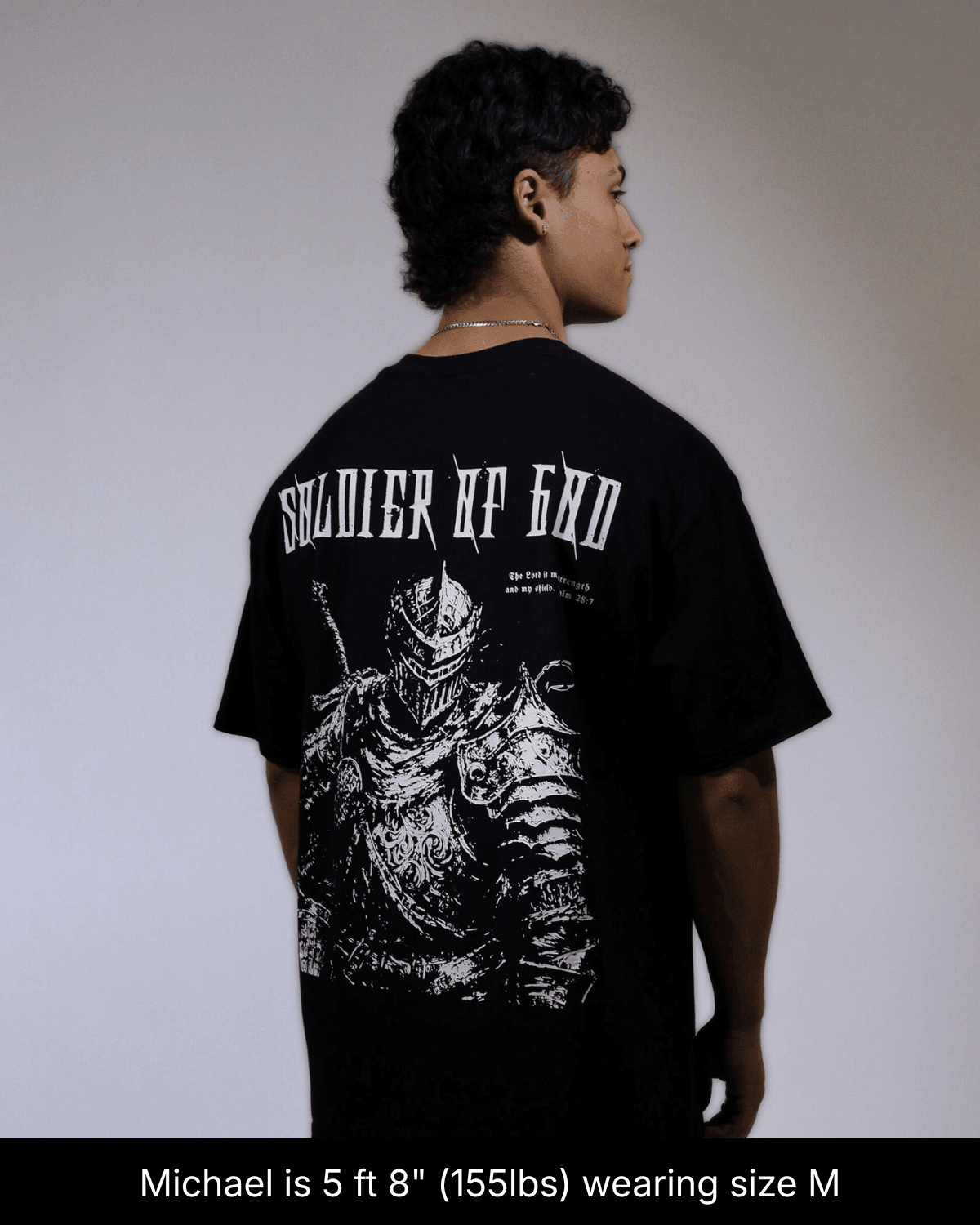 Soldier Of God Shirt V2 - Black - Gods Creation