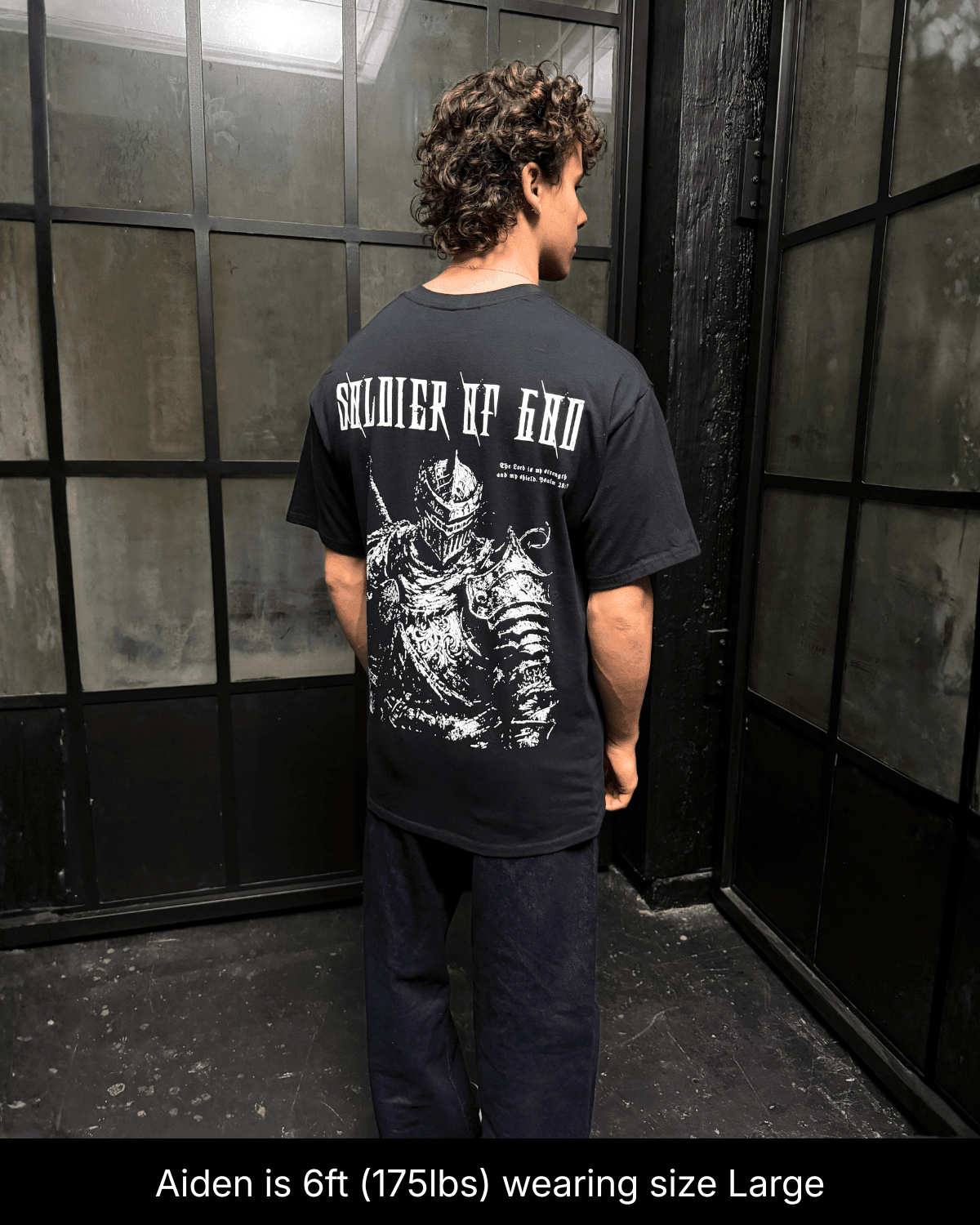 Soldier Of God Shirt V2 - Black - Gods Creation