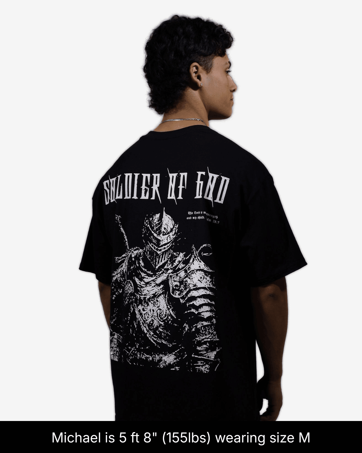 Soldier Of God Shirt V2 - Black - Gods Creation